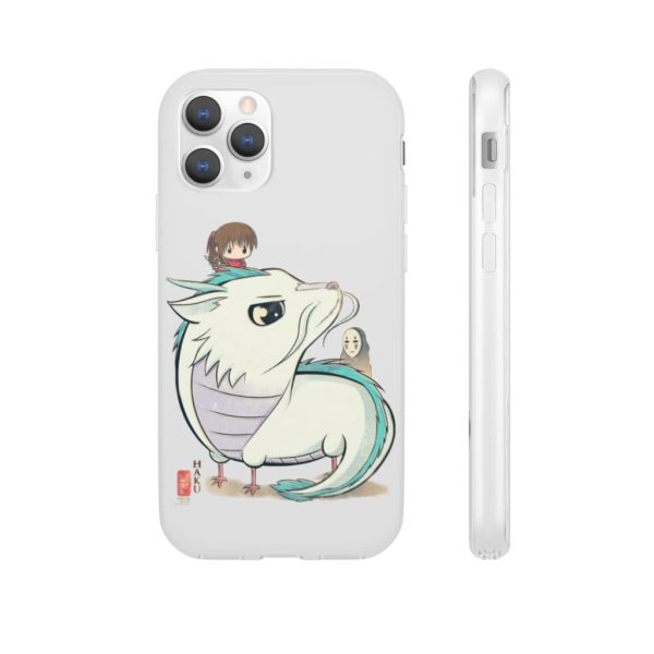 Haku Spirited Away - Spirited Aways Chibi iPhone Cases-Accessories, Haku Spirited Away, Kamaji Spirited Away, Phone Case, Spirited Away, Spirited Away English Cast