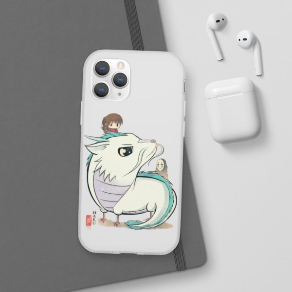 Haku Spirited Away - Spirited Aways Chibi iPhone Cases-Accessories, Haku Spirited Away, Kamaji Spirited Away, Phone Case, Spirited Away, Spirited Away English Cast