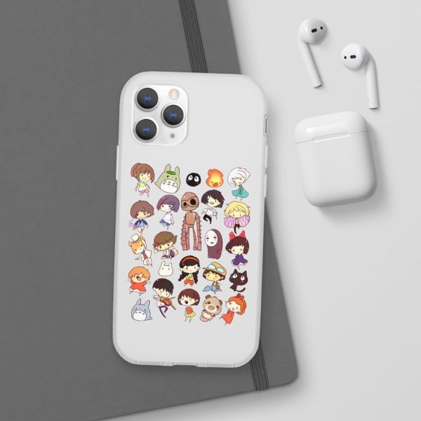 Ghibli Movie Characters Cute Chibi Collection iPhone Cases-Accessories, Phone Case