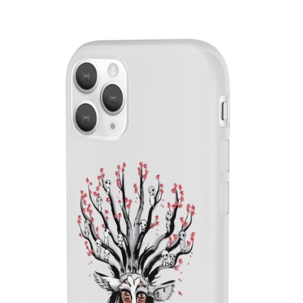 Princess Mononoke Wolf - Princess Mononoke – Shishigami and Sakura iPhone Cases-Accessories, Phone Case, princess mononoke, Princess Mononoke Wolf