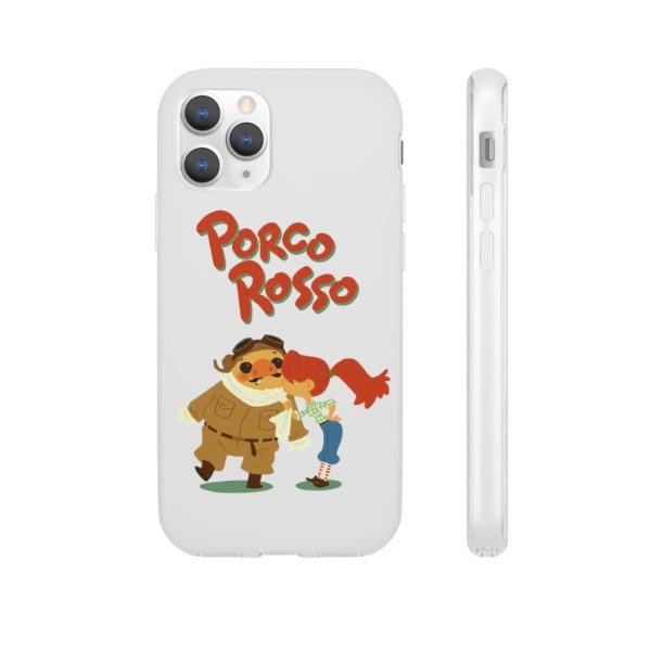 Porco Rosso – The Kiss iPhone Cases-Accessories, Phone Case, porco rosso