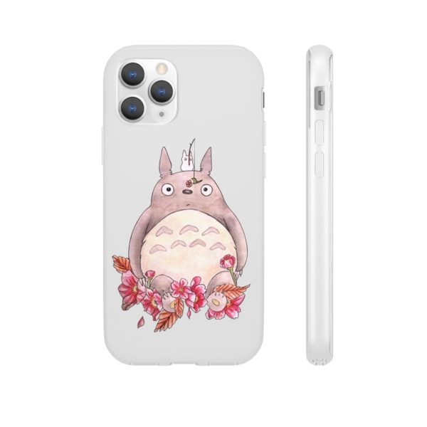 Totoro Drawing - Totoro – flower fishing iPhone Cases-Accessories, My Neighbor Totoro, Phone Case, Totoro Drawing