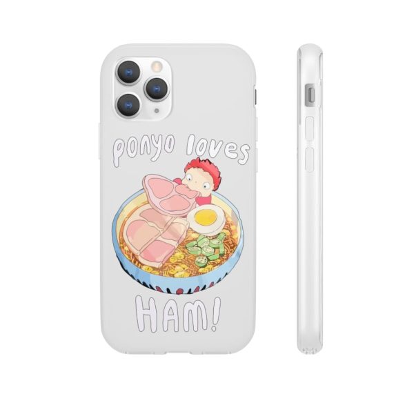 Ponyo Meaning - Ponyo Loves Ham iPhone Cases-Accessories, ponyo, Ponyo Meaning