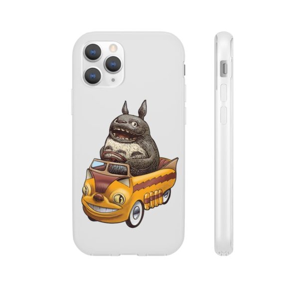 My Neighbor Totoro Cat Bus - Totoro driving Catbus iPhone Cases-Accessories, My Neighbor Totoro, My Neighbor Totoro Cat Bus, Phone Case