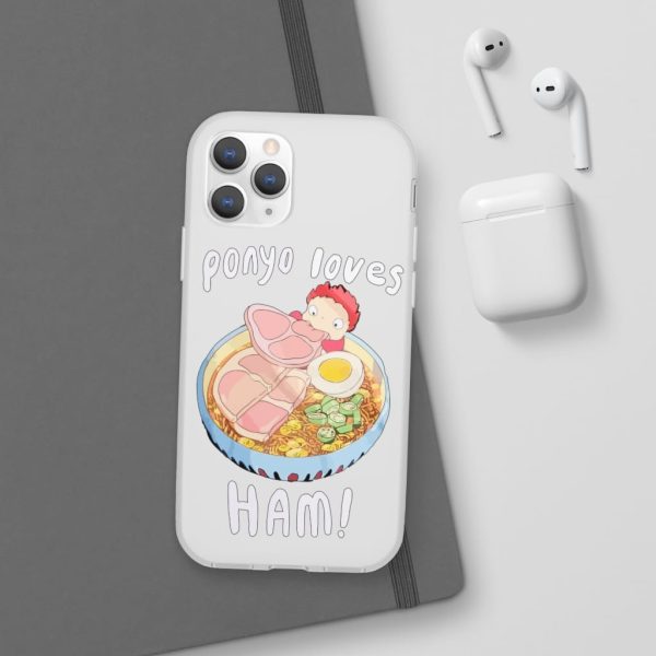 Ponyo Meaning - Ponyo Loves Ham iPhone Cases-Accessories, ponyo, Ponyo Meaning