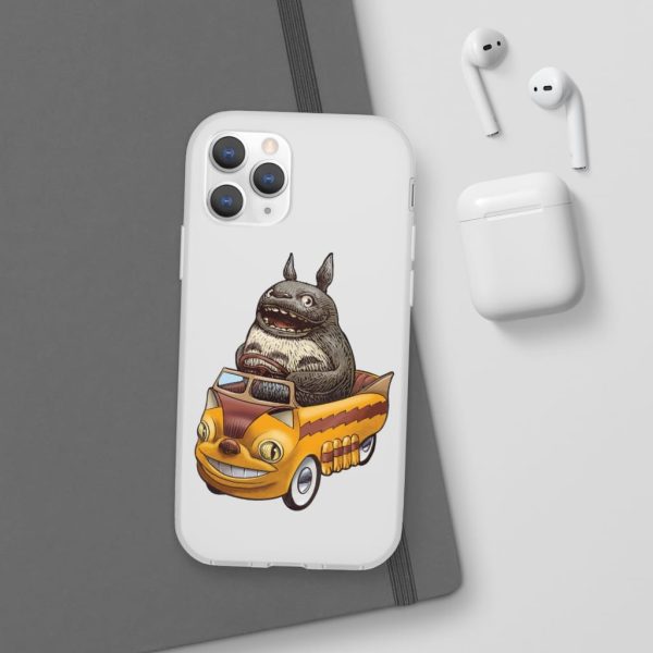 My Neighbor Totoro Cat Bus - Totoro driving Catbus iPhone Cases-Accessories, My Neighbor Totoro, My Neighbor Totoro Cat Bus, Phone Case