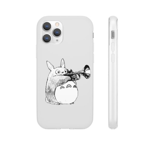 Mei My Neighbor Totoro - Totoro and the Trumpet iPhone Cases-Accessories, Mei My Neighbor Totoro, My Neighbor Totoro, Phone Case