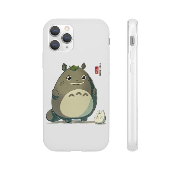 Totoro Wallpaper - Totoro Cute Chibi iPhone Cases-Accessories, My Neighbor Totoro, Phone Case, Totoro Wallpaper