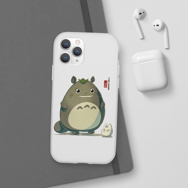 Totoro Wallpaper - Totoro Cute Chibi iPhone Cases-Accessories, My Neighbor Totoro, Phone Case, Totoro Wallpaper