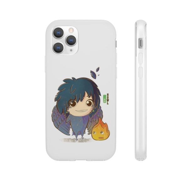 Howl's Moving Castle Calcifer - Howl’s Moving Castle – Howl Chibi iPhone Cases-Accessories, Howl's Moving Castle, Howl's Moving Castle Calcifer, Phone Case