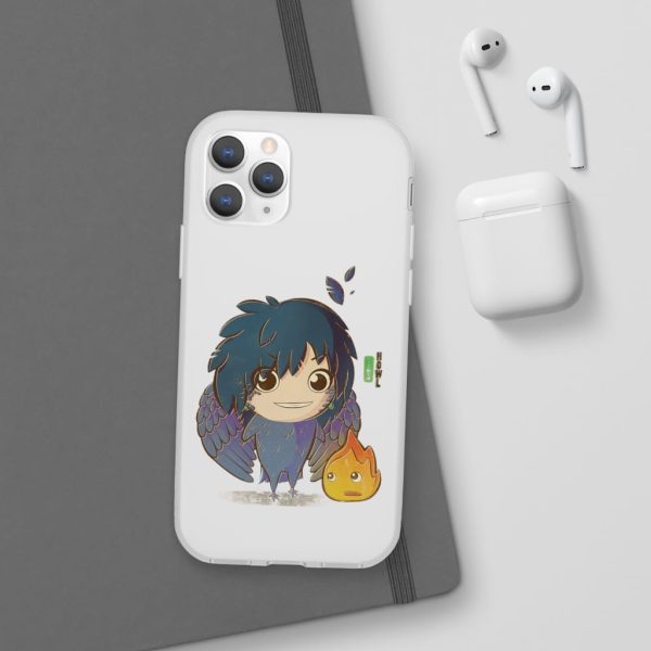 Howl's Moving Castle Calcifer - Howl’s Moving Castle – Howl Chibi iPhone Cases-Accessories, Howl's Moving Castle, Howl's Moving Castle Calcifer, Phone Case