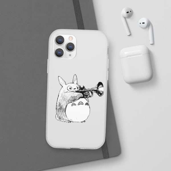 Mei My Neighbor Totoro - Totoro and the Trumpet iPhone Cases-Accessories, Mei My Neighbor Totoro, My Neighbor Totoro, Phone Case