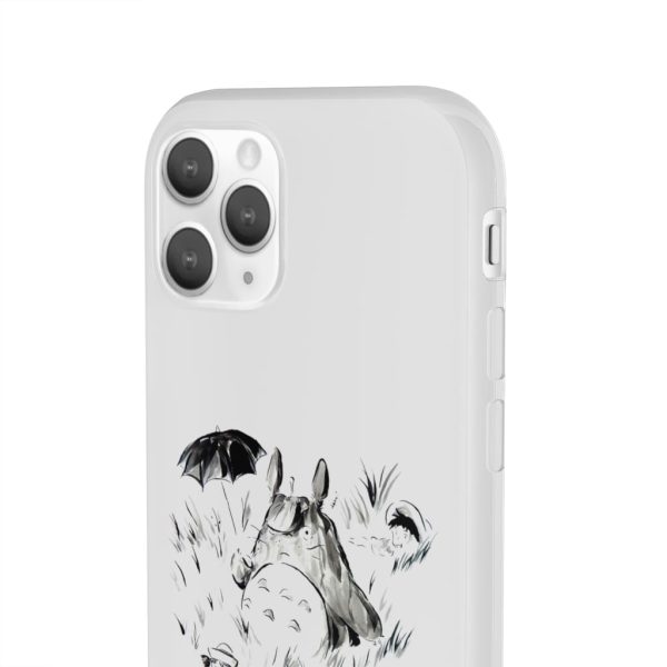 Dai-totoro - Totoro And The Girls Ink Painting iPhone Cases-Accessories, Dai-totoro, My Neighbor Totoro, Phone Case