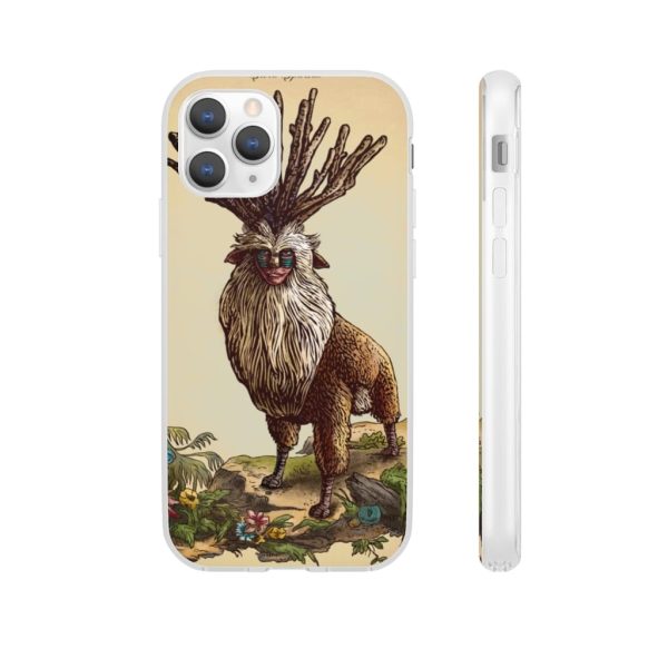 Princess Mononoke With Wolf - Princess Mononoke – Shishigami Day Time Detailed iPhone Cases-Accessories, Phone Case, princess mononoke, Princess Mononoke With Wolf