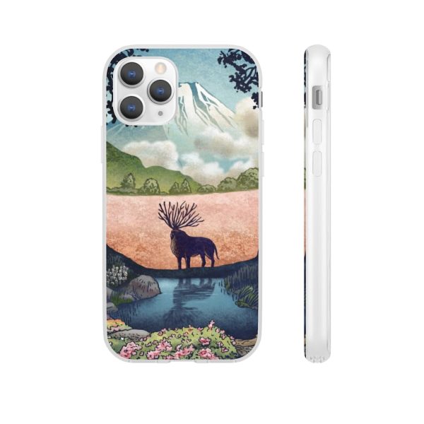 Princess Mononoke Princess - Princess Mononoke – Shishigami Day Time Landscape iPhone Cases-Accessories, Phone Case, princess mononoke, Princess Mononoke Princess