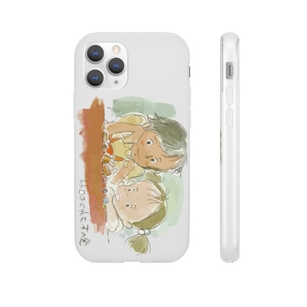 My Neighbor Totoro Japanese - My Neighbor Totoro – Mei & Satsuki Water Color iPhone Cases-Accessories, My Neighbor Totoro, My Neighbor Totoro Japanese, Phone Case