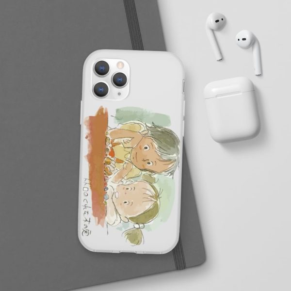 My Neighbor Totoro Japanese - My Neighbor Totoro – Mei & Satsuki Water Color iPhone Cases-Accessories, My Neighbor Totoro, My Neighbor Totoro Japanese, Phone Case