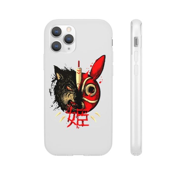 San Princess Mononoke - Princess Mononoke Mask & Wolf iPhone Cases-Accessories, Phone Case, princess mononoke, San Princess Mononoke