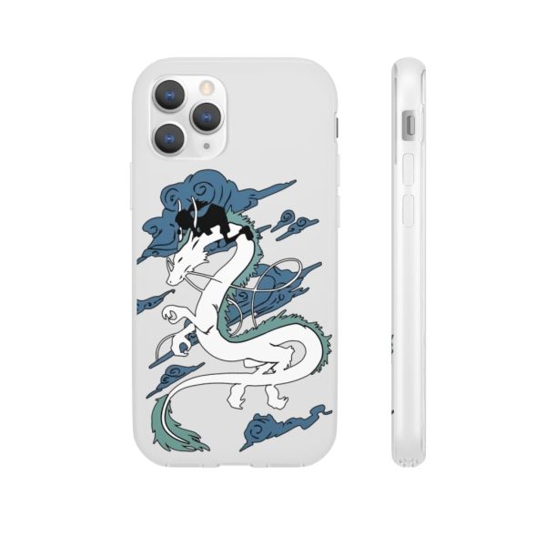 Spirited Away Tattoo - Spirited Away – Sen Riding Haku Dragon iPhone Cases-Accessories, Phone Case, Spirited Away, Spirited Away Tattoo