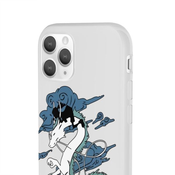 Spirited Away Tattoo - Spirited Away – Sen Riding Haku Dragon iPhone Cases-Accessories, Phone Case, Spirited Away, Spirited Away Tattoo