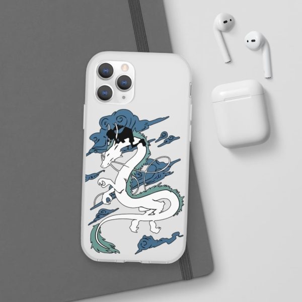 Spirited Away Tattoo - Spirited Away – Sen Riding Haku Dragon iPhone Cases-Accessories, Phone Case, Spirited Away, Spirited Away Tattoo