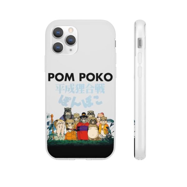 Pom Poko Poster Japanese iPhone Cases-Accessories, Phone Case, Pom Poko