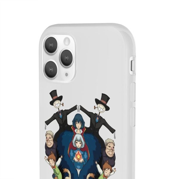 Studio Ghibli Howl's Moving Castle - Howl’s Moving Castle Characters Mirror iPhone Cases-Accessories, Howl's Moving Castle, Phone Case, Studio Ghibli Howl's Moving Castle