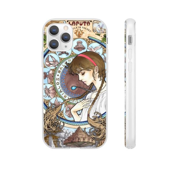 Ghibli Laputa Castle In The Sky - Laputa: Castle in The Sky – Sheeta Portrait Art iPhone Cases-Accessories, Ghibli Laputa Castle In The Sky, Laputa: Castle in the Sky, Phone Case