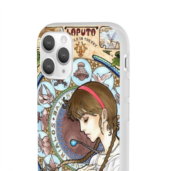 Ghibli Laputa Castle In The Sky - Laputa: Castle in The Sky – Sheeta Portrait Art iPhone Cases-Accessories, Ghibli Laputa Castle In The Sky, Laputa: Castle in the Sky, Phone Case