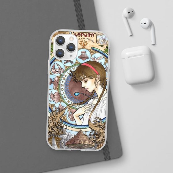 Ghibli Laputa Castle In The Sky - Laputa: Castle in The Sky – Sheeta Portrait Art iPhone Cases-Accessories, Ghibli Laputa Castle In The Sky, Laputa: Castle in the Sky, Phone Case