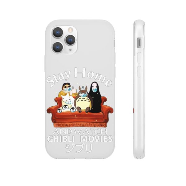 Stay Home and Watch Ghibli Movie iPhone Cases-Accessories, Phone Case