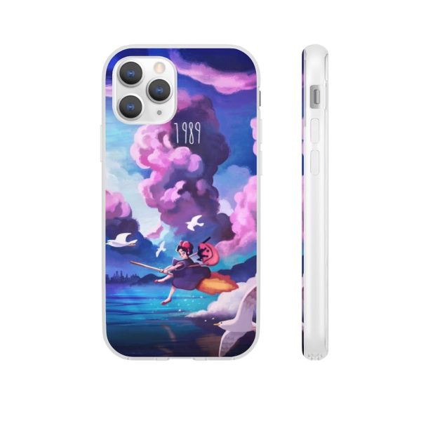 Movie Kiki's Delivery Service - Kiki’s Delivery service 1989 Illustration iPhone Cases-Accessories, Kiki's Delivery Service, Movie Kiki's Delivery Service, Phone Case