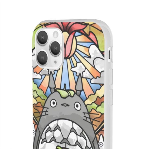 Totoro Film - Totoro Stained Glass Art iPhone Cases-Accessories, My Neighbor Totoro, Phone Case, Totoro Film