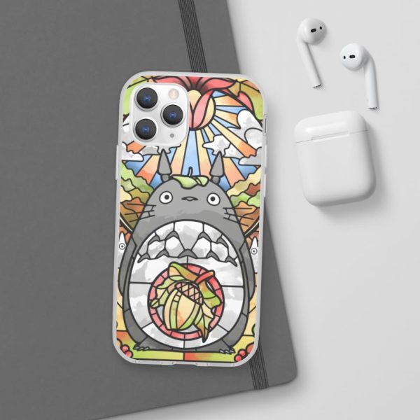 Totoro Film - Totoro Stained Glass Art iPhone Cases-Accessories, My Neighbor Totoro, Phone Case, Totoro Film