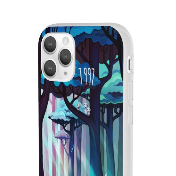 Princess Mononoke - Princess Mononoke 1997 Illustration iPhone Cases-Accessories, Phone Case, princess mononoke