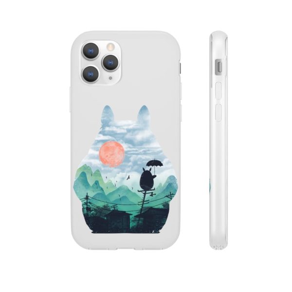 Characters From My Neighbor Totoro - Totoro on the Line Lanscape iPhone Cases-Accessories, Characters From My Neighbor Totoro, My Neighbor Totoro, Phone Case