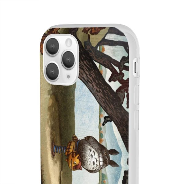 Totoro Bag - Totoro on the Catbus Spring Ride iPhone Cases-Accessories, My Neighbor Totoro, Phone Case, Totoro Bag