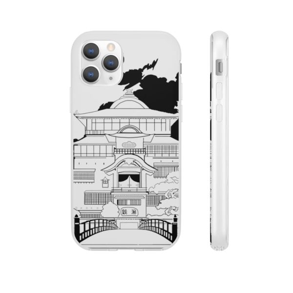 Spirited Away English Actors - Spirited Away Bathhouse illustrated Graphic iPhone Cases-Accessories, Phone Case, Spirited Away, Spirited Away English Actors