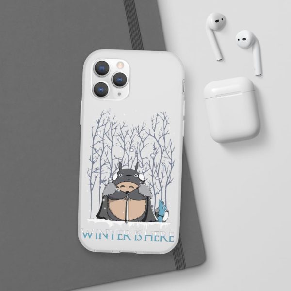 Totoro Poster - Totoro Game of Throne Winter is Here iPhone Cases-Accessories, My Neighbor Totoro, Phone Case, Totoro Poster