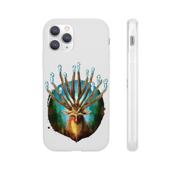 Studio Ghibli Films Princess Mononoke - Princess Mononoke – Shishigami and The Tree Spirit iPhone Cases-Accessories, Phone Case, princess mononoke, Studio Ghibli Films Princess Mononoke