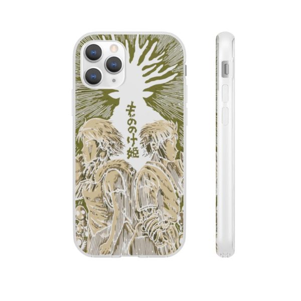 San Princess Mononoke - Princess Mononoke – San and Ashitaka iPhone Cases-Accessories, Phone Case, princess mononoke, San Princess Mononoke