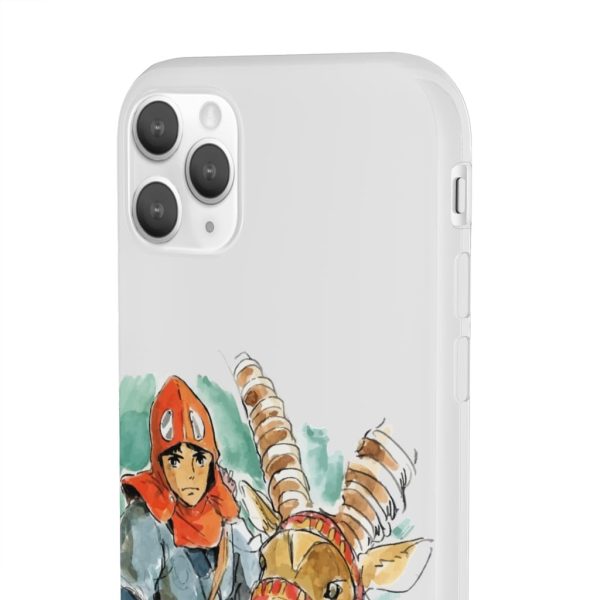 Princess Mononoke Characters - Princess Mononoke – Ashitaka Water Color iPhone Cases-Accessories, Phone Case, princess mononoke, Princess Mononoke Characters