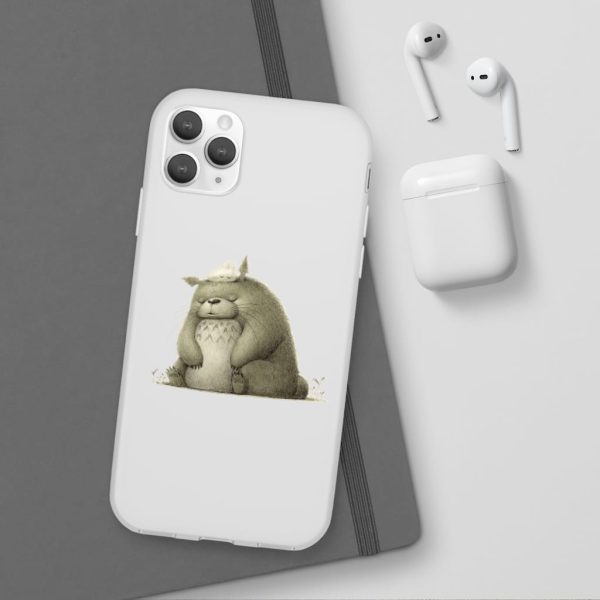 Tom Totoro Concrete Atlantic City - The Fluffy Totoro iPhone Cases-Accessories, My Neighbor Totoro, Phone Case, Tom Totoro Concrete Atlantic City