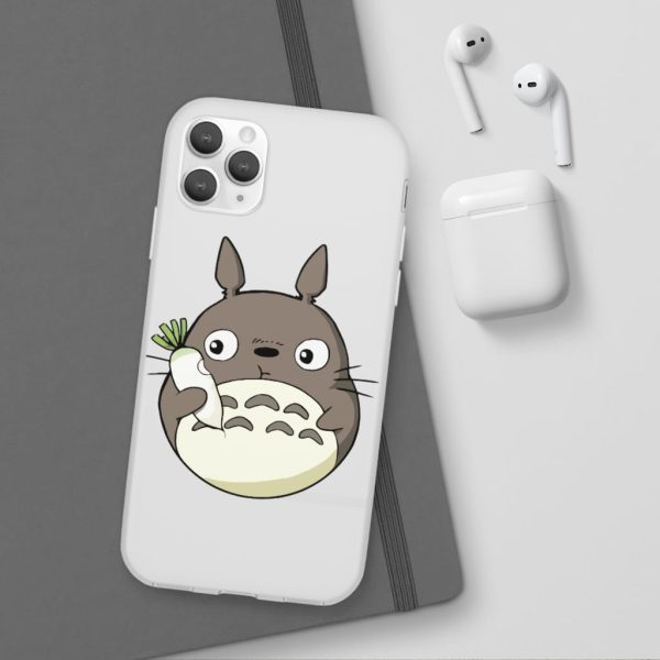 My Neighbor Totoro - Totoro Eating Turnip iPhone Cases-Accessories, My Neighbor Totoro, Phone Case