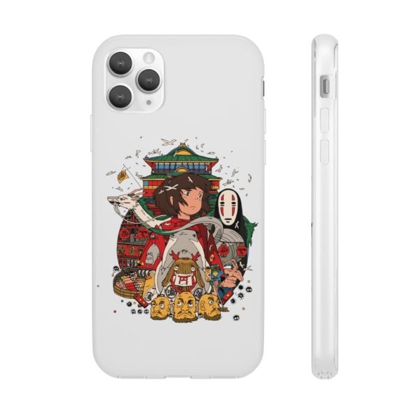 Spirited Away Poster - Spirited Away – Sen and Friends iPhone Cases-Accessories, kaonashi, no face, Phone Case, Spirited Away, Spirited Away Poster