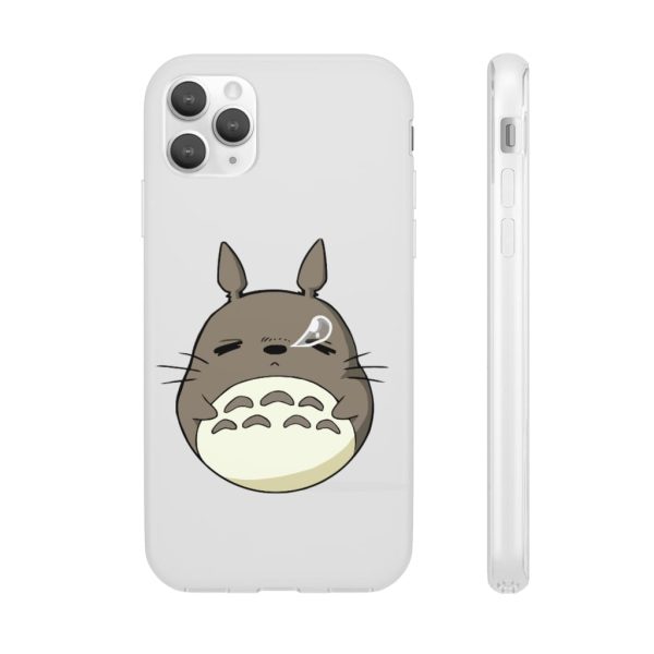 Totoro Umbrella - Sleepy Totoro iPhone Cases-Accessories, My Neighbor Totoro, Phone Case, Totoro Umbrella