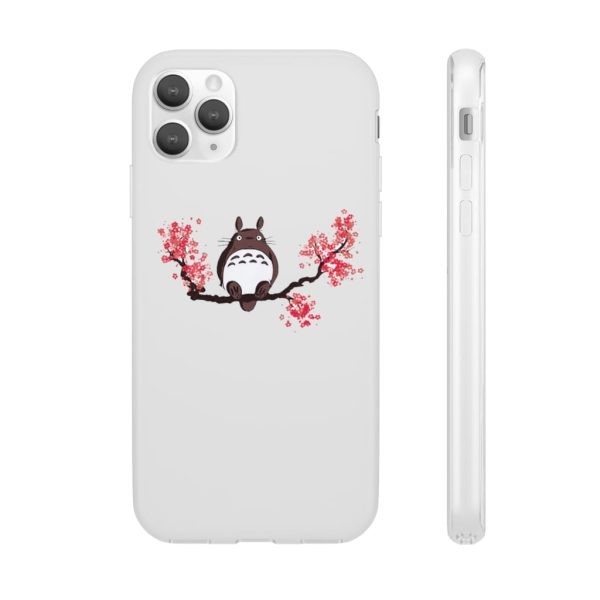 My Neighbor Totoro Japanese - Totoro and Sakura iPhone Cases-Accessories, My Neighbor Totoro, My Neighbor Totoro Japanese, Phone Case