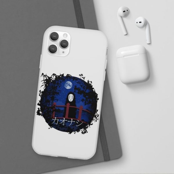Spirited Away Live' - Spirited Away Kaonashi No Face by the blue Moon iPhone Cases-Accessories, Characters Spirited Away, kaonashi, no face, Phone Case, Spirited Away, Spirited Away Live