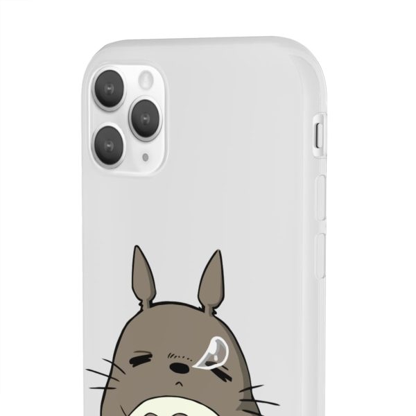 Totoro Umbrella - Sleepy Totoro iPhone Cases-Accessories, My Neighbor Totoro, Phone Case, Totoro Umbrella