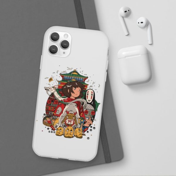 Spirited Away Poster - Spirited Away – Sen and Friends iPhone Cases-Accessories, kaonashi, no face, Phone Case, Spirited Away, Spirited Away Poster